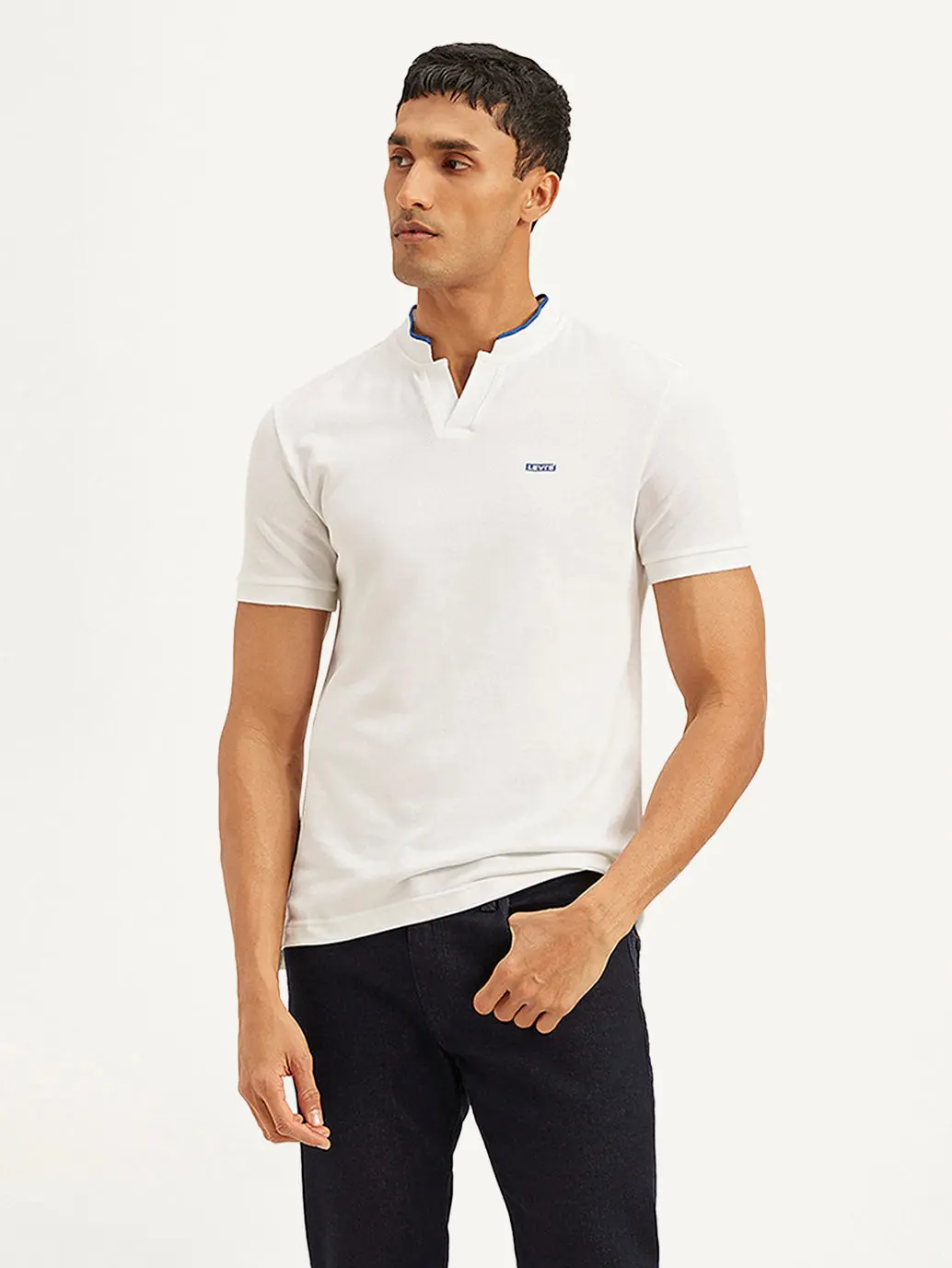 Men's Solid Slim Fit Polo T-Shirt 1