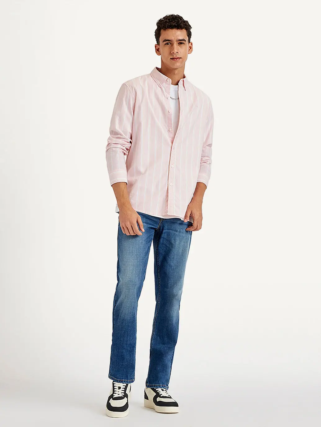 Men's Striped Slim Fit Shirt 1