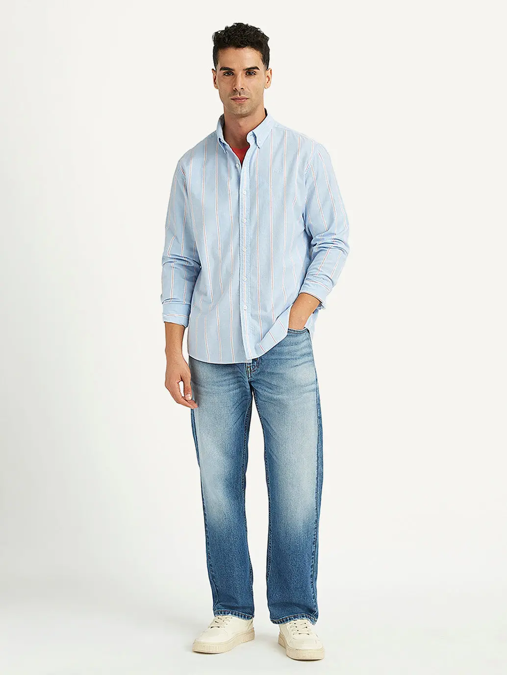 Men's Striped Slim Fit Shirt 1