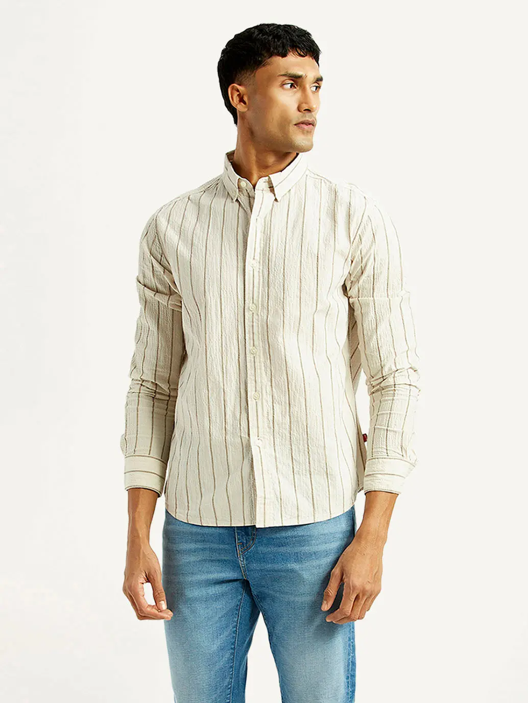 Men's Striped Slim Fit Shirt 1