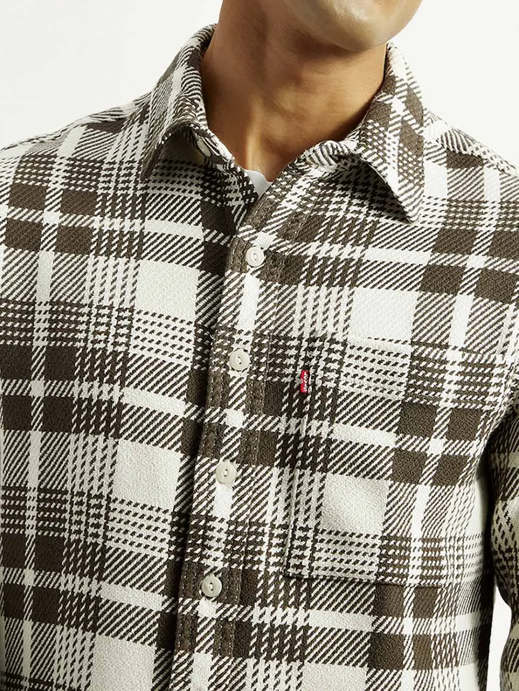 Men's Plaid Relaxed Fit Shirt 4