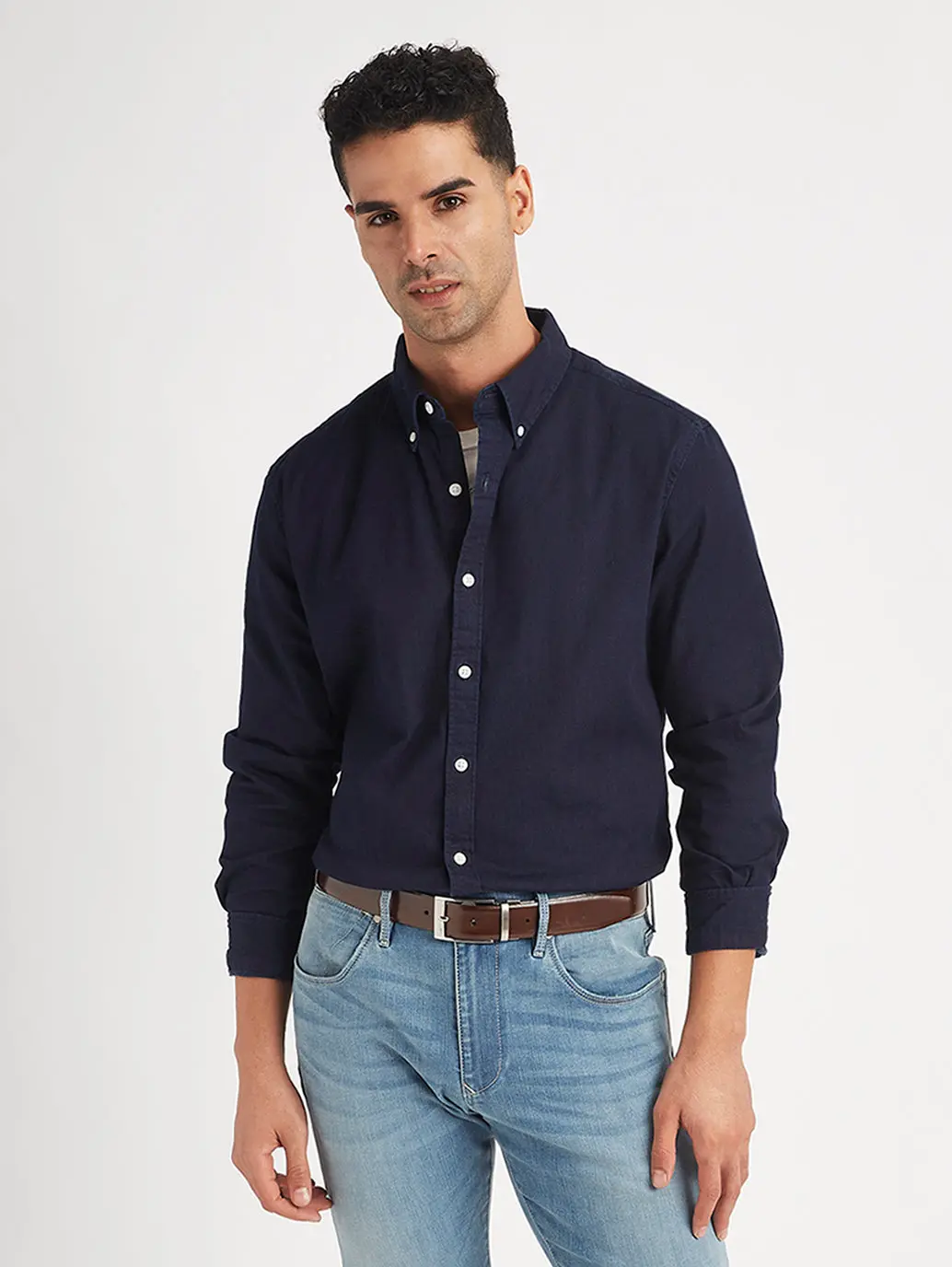 Men's Solid Slim Fit Shirt 1