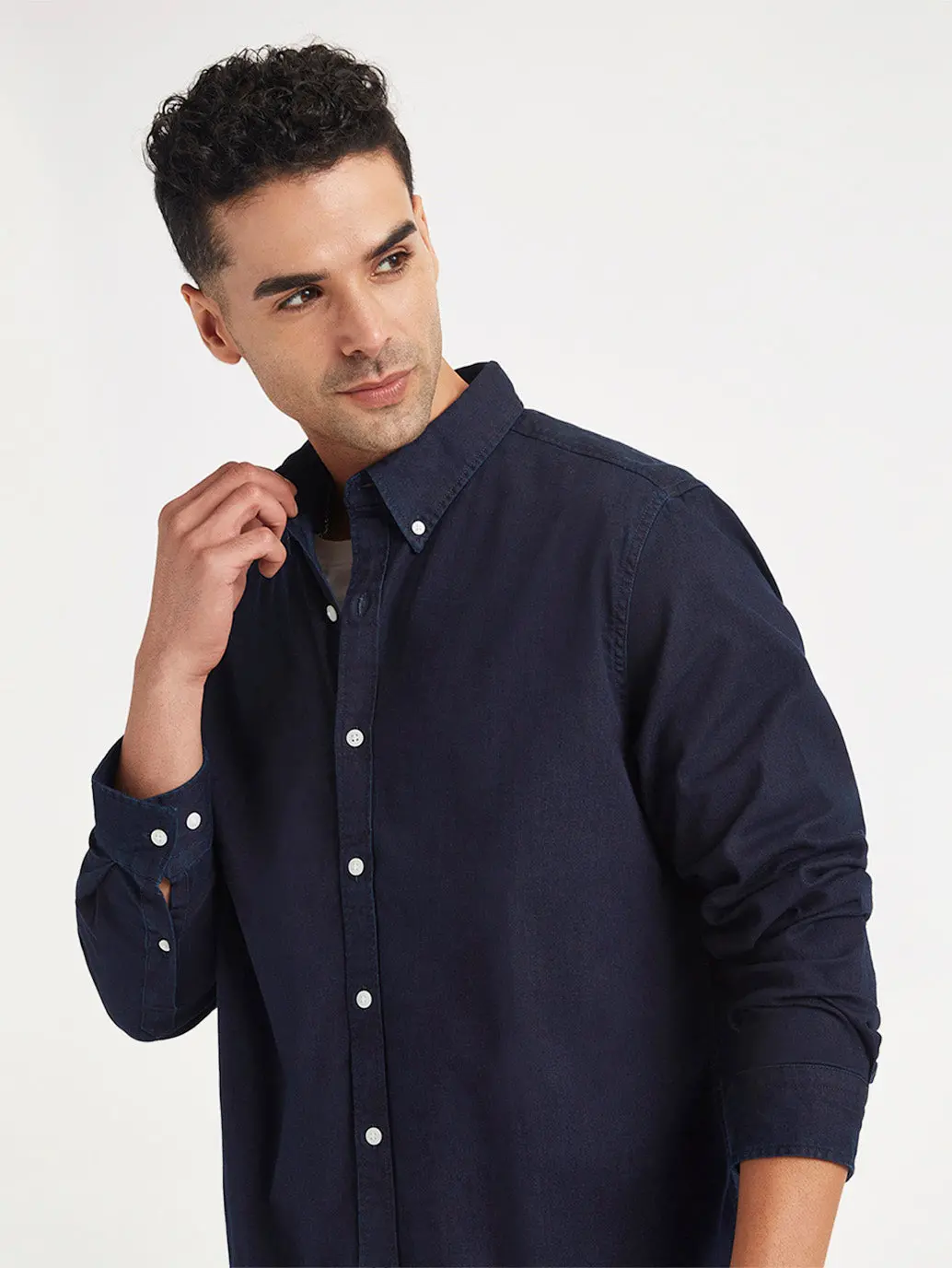 Men's Solid Slim Fit Shirt 2