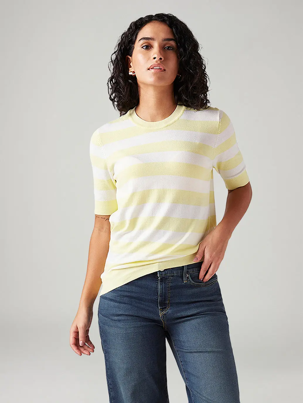Women's Striped Regular Fit T-Shirt 1