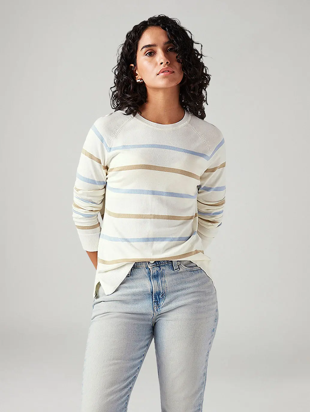 Women's Striped Regular Fit T-Shirt 1