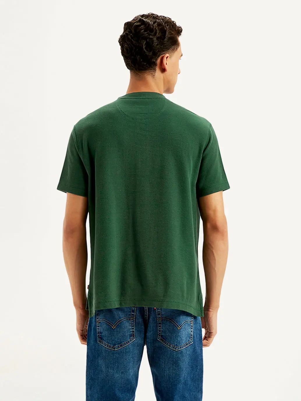 Men's Textured Slim Fit T-Shirt 3