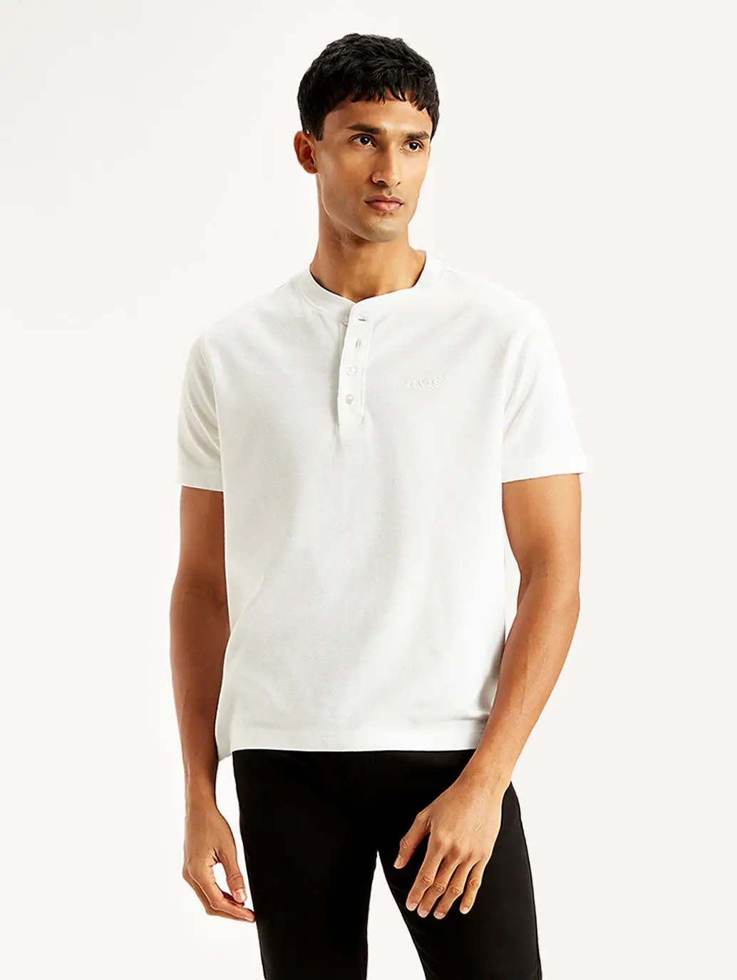 Men's Textured Slim Fit T-Shirt 1