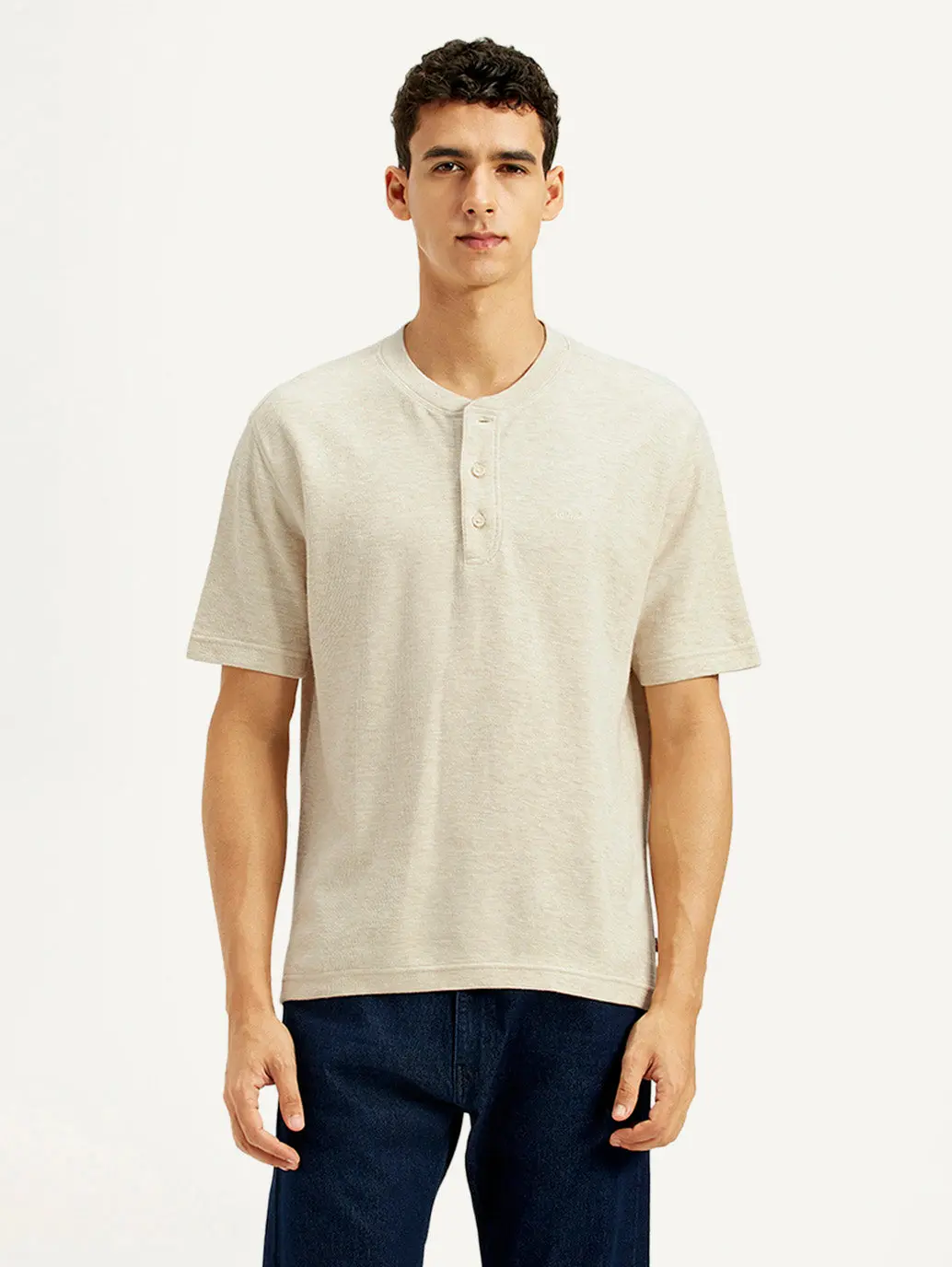 Men's Textured Slim Fit T-Shirt 3