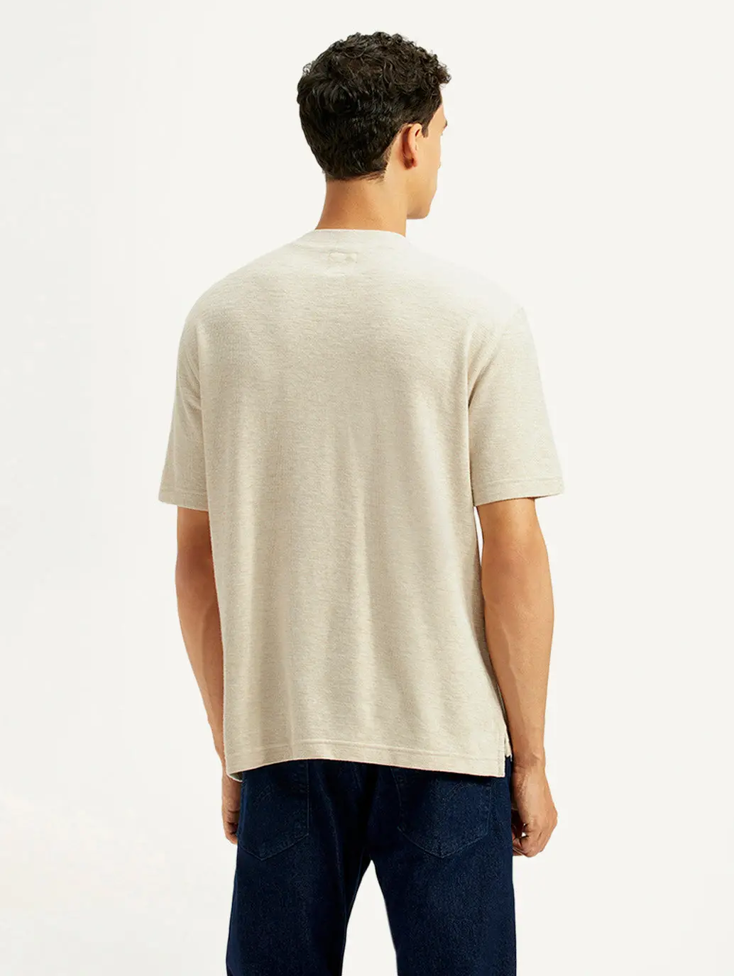 Men's Textured Slim Fit T-Shirt 4