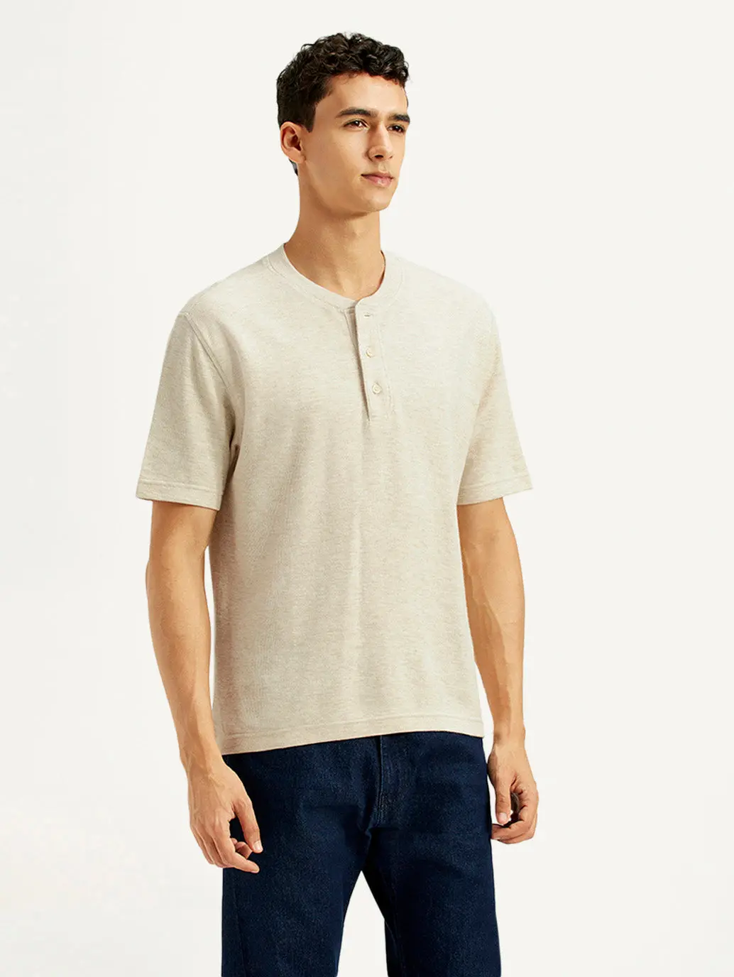 Men's Textured Slim Fit T-Shirt 1