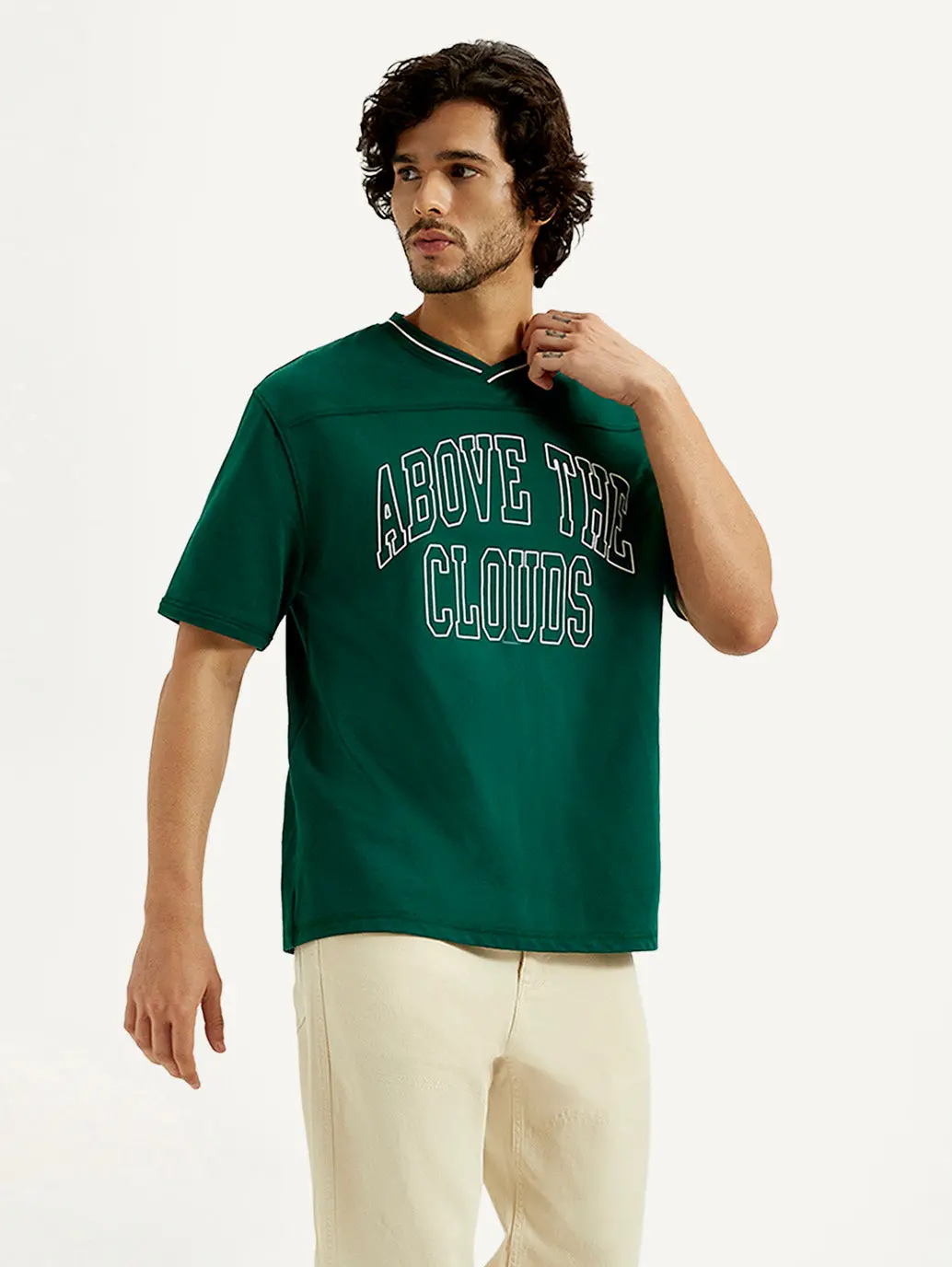 Men's Printed Loose Fit T-Shirt 1