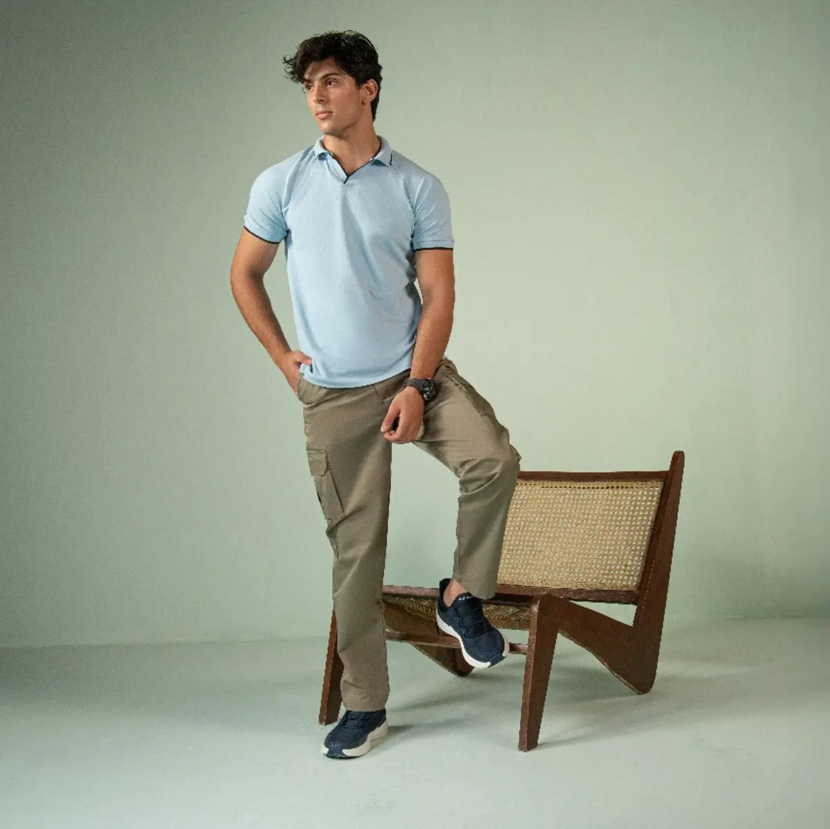 Raglan Sleeve Polo 1