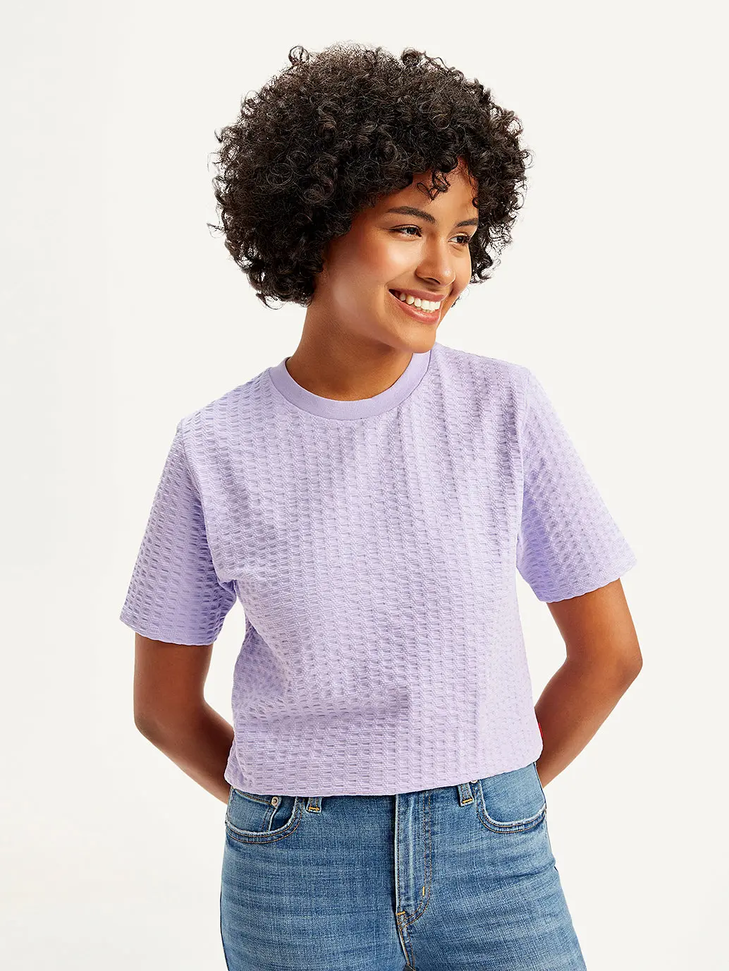 Women's Textured Regular Fit Top 1