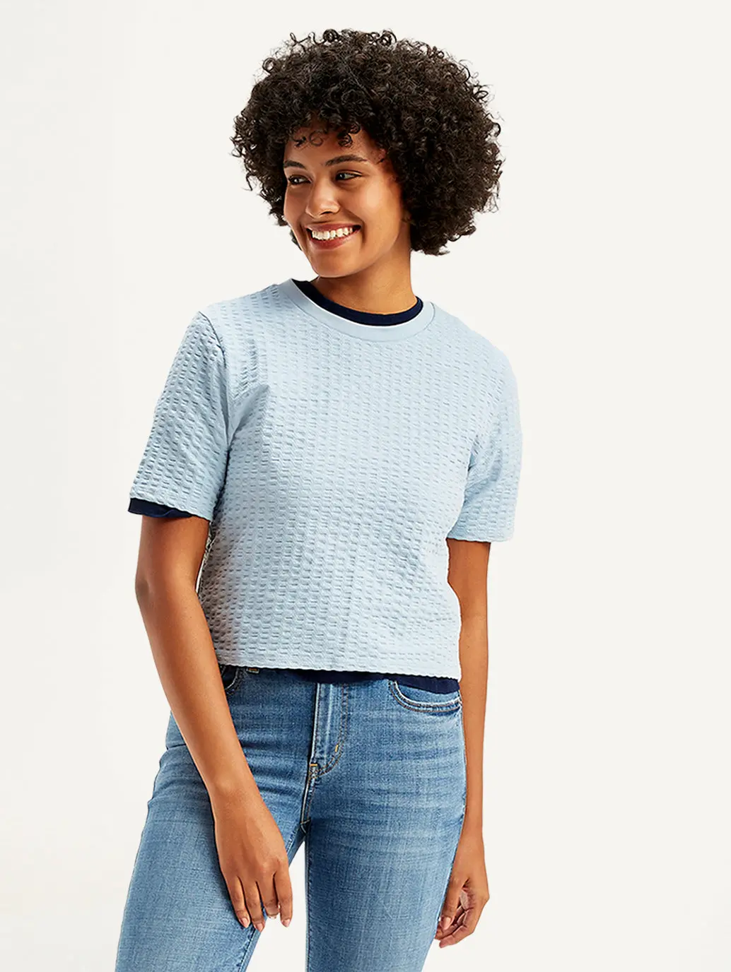 Women's Textured Regular Fit Top 2