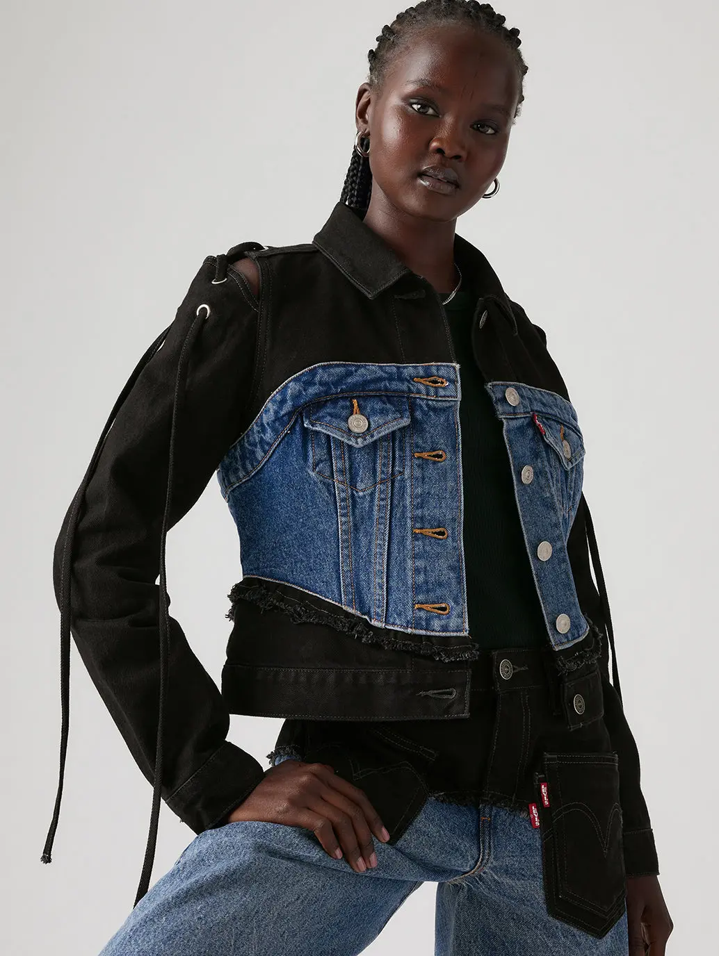 Levi’S® X Adsb Andersson Bell Half Denim Trucker Jacket 1