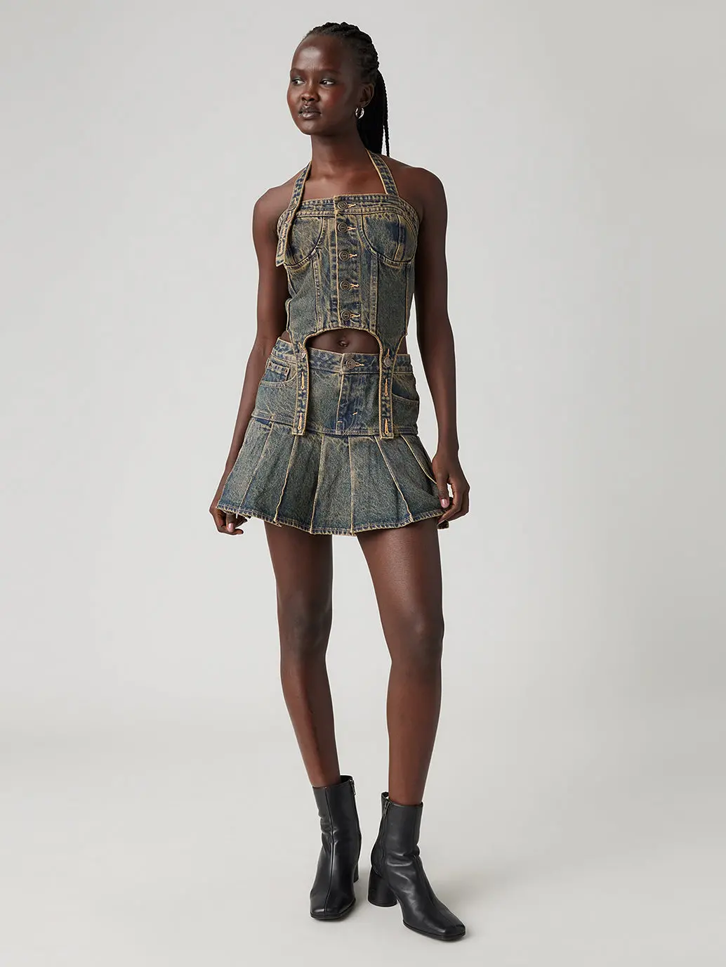Levi’S® X Adsb Andersson Bell Pleated Skirt 1