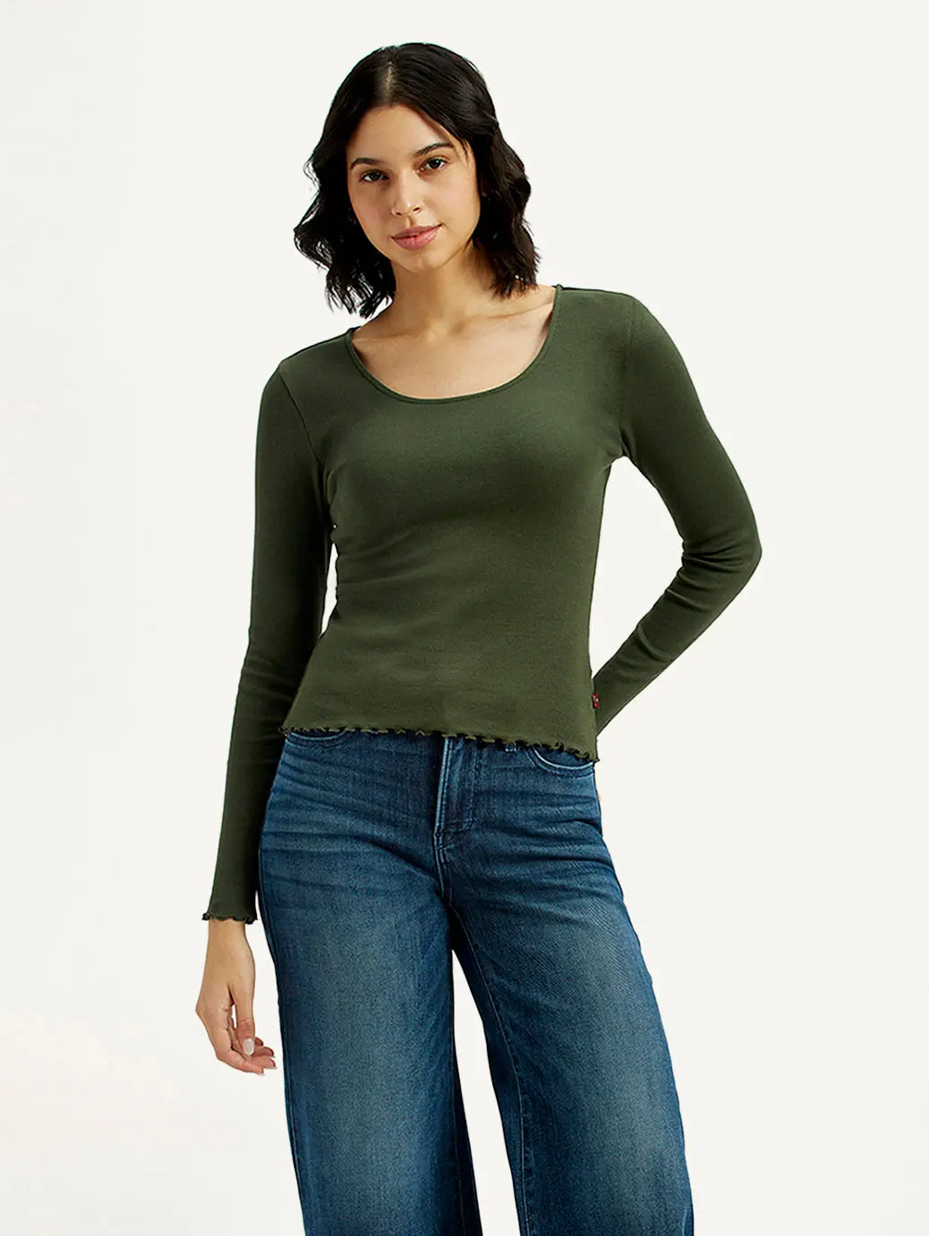Women's Textured Slim Fit Top 1
