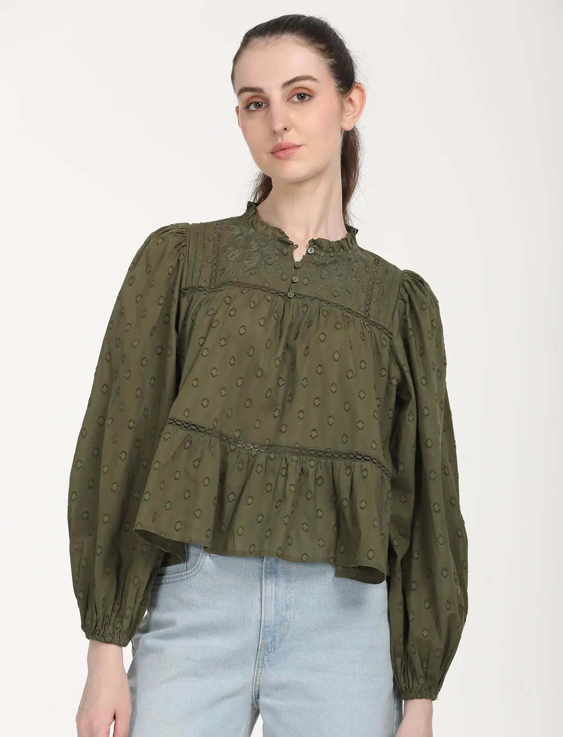 Women's Textured Top 1