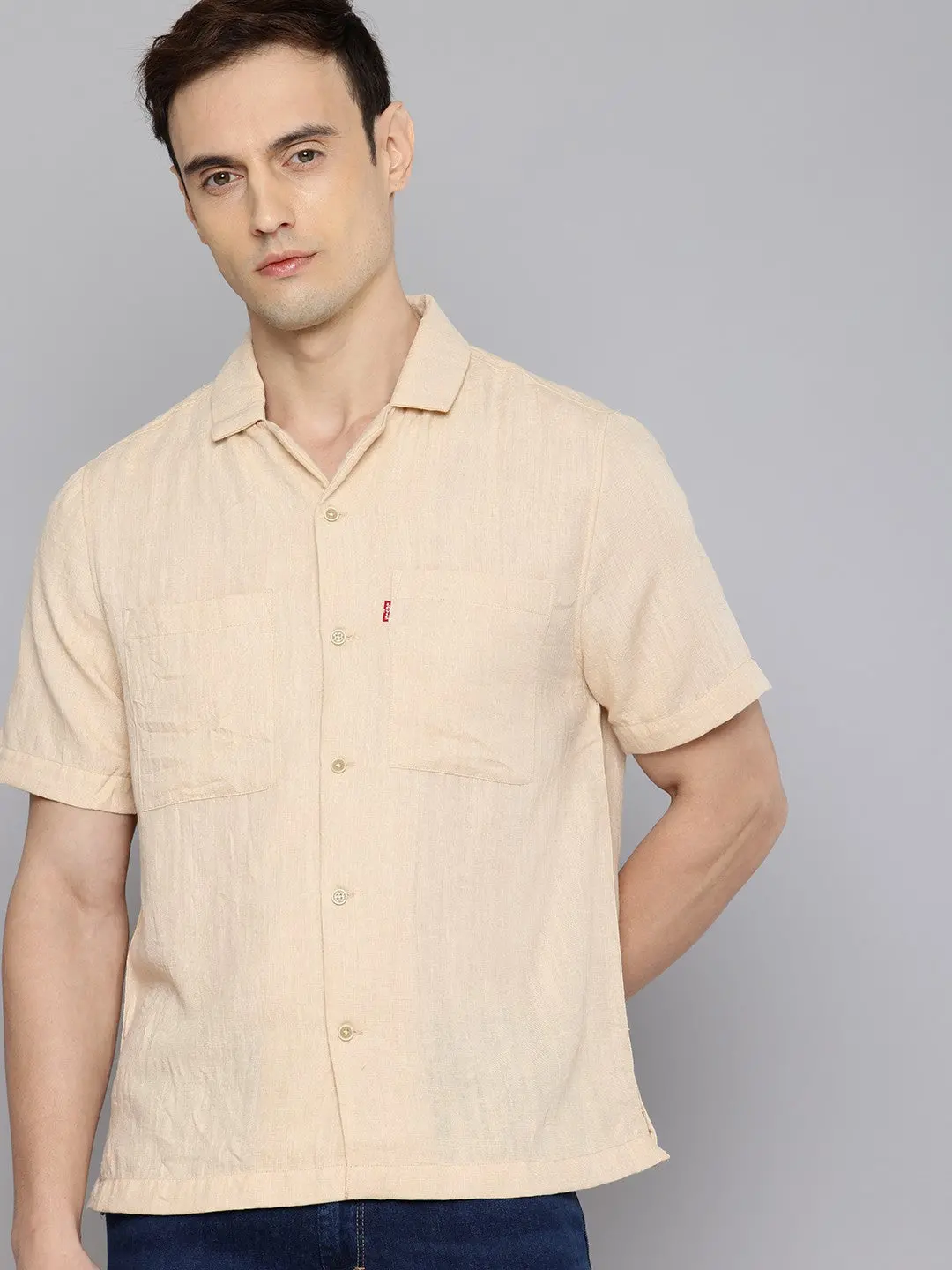 Men's Solid Slim Fit Shirt 1