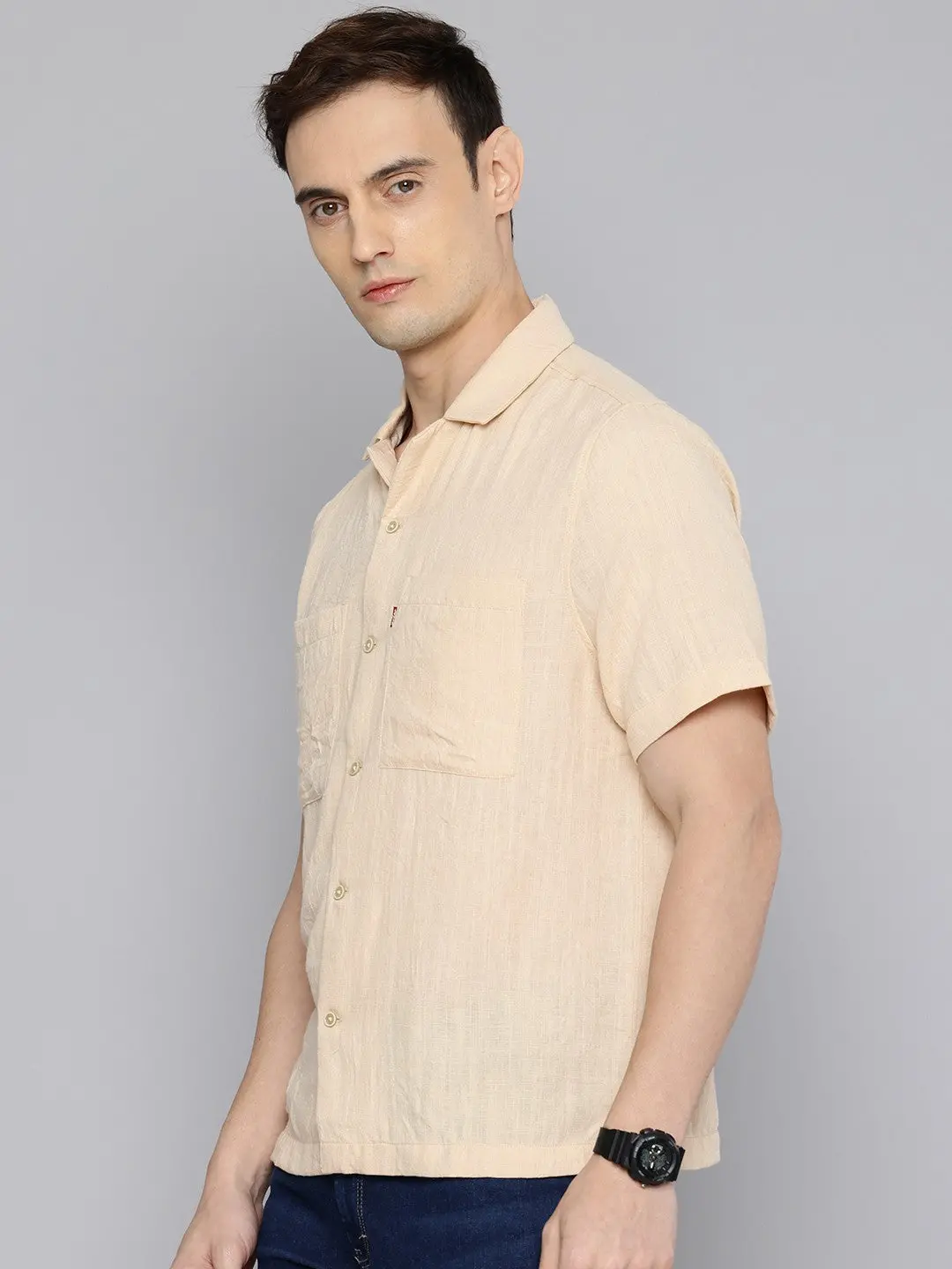 Men's Solid Slim Fit Shirt 3