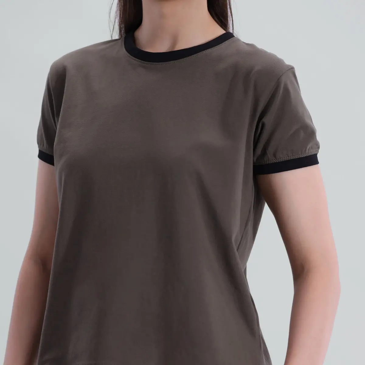 Contrast Rib Tee 3