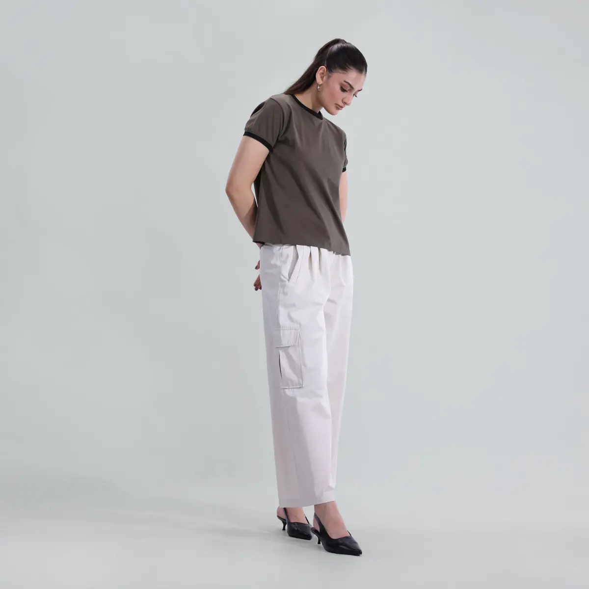 Contrast Rib Tee 4