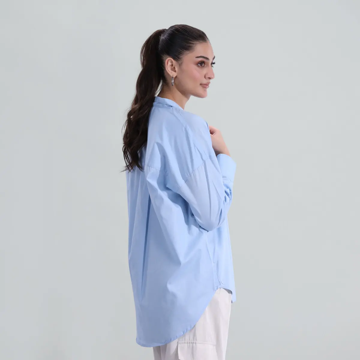 Poplin Oversized Shirt 4