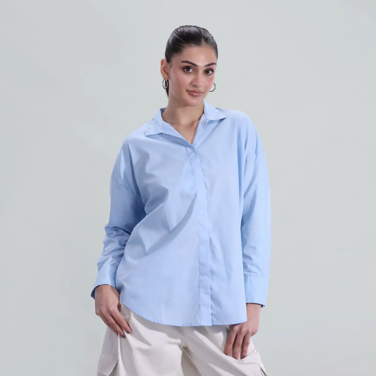 Poplin Oversized Shirt 1