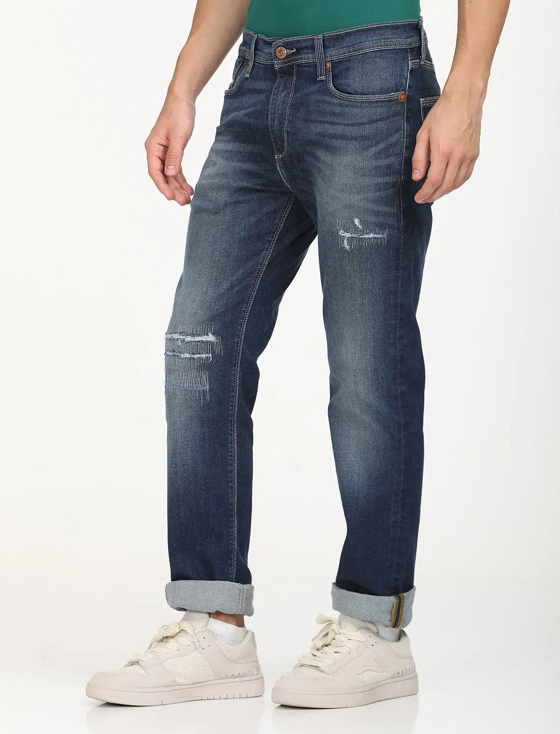 Men's 511 Blue Slim Fit Mid Rise Jeans 3