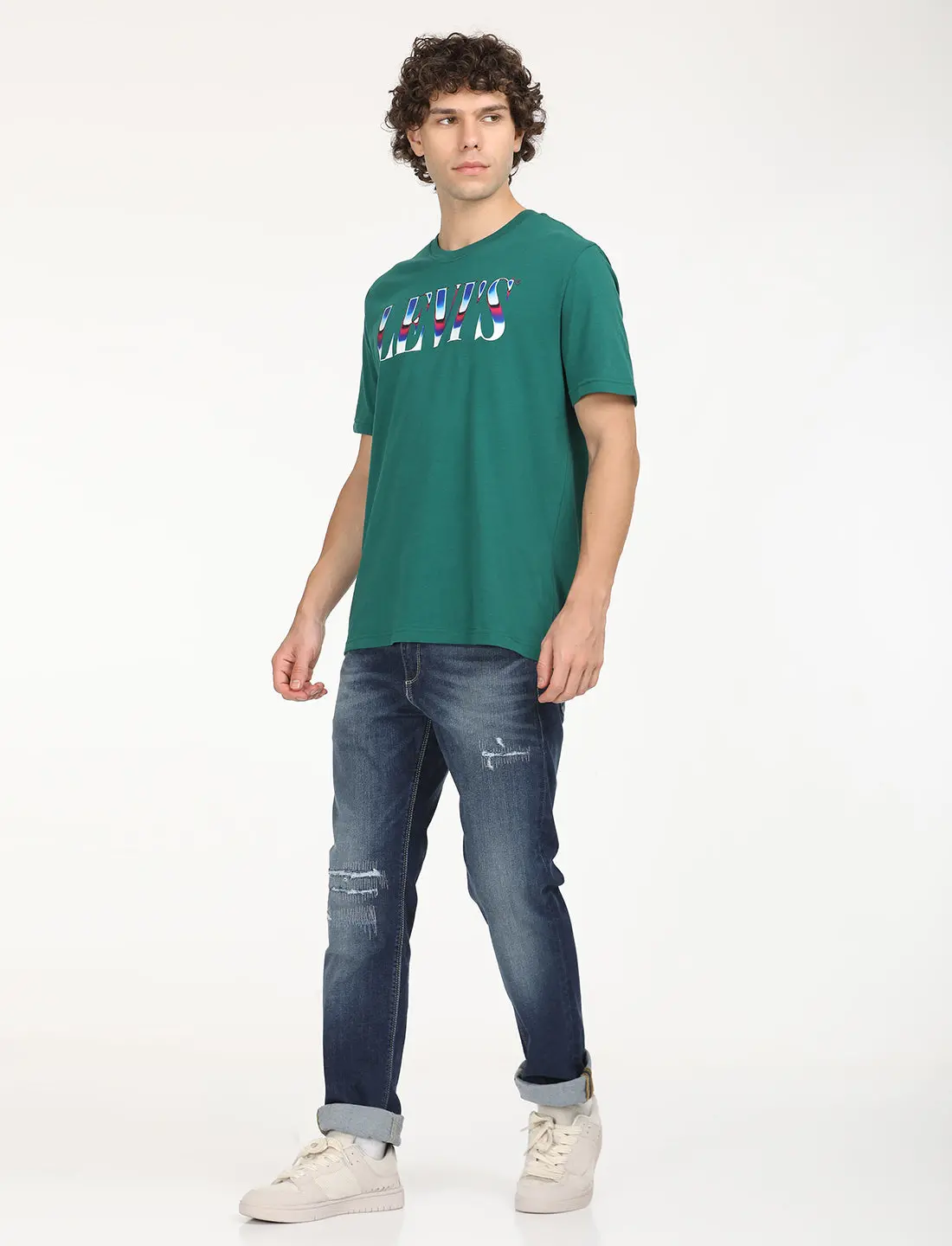 Men's 511 Blue Slim Fit Mid Rise Jeans 1