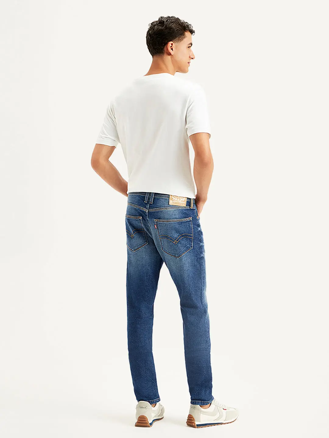 Men's 512 Blue Slim Tapered Fit Mid Rise Jeans 2