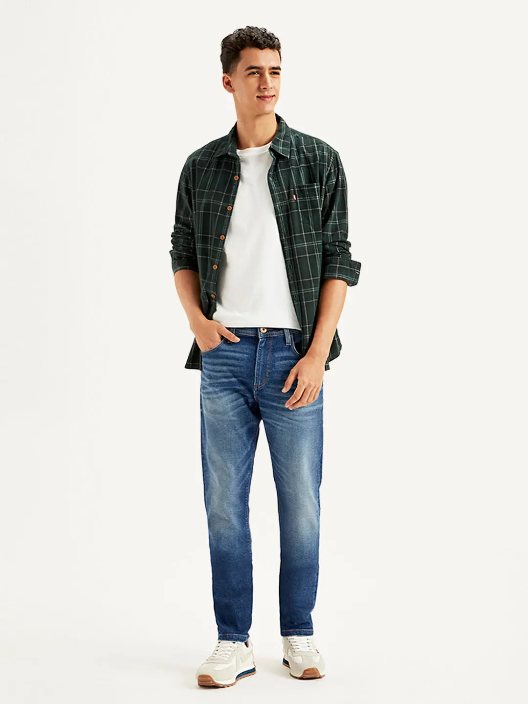 Men's 512 Blue Slim Tapered Fit Mid Rise Jeans 6