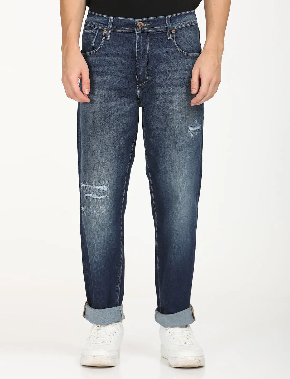 Men's 511 Blue Slim Fit Mid Rise Jeans 1