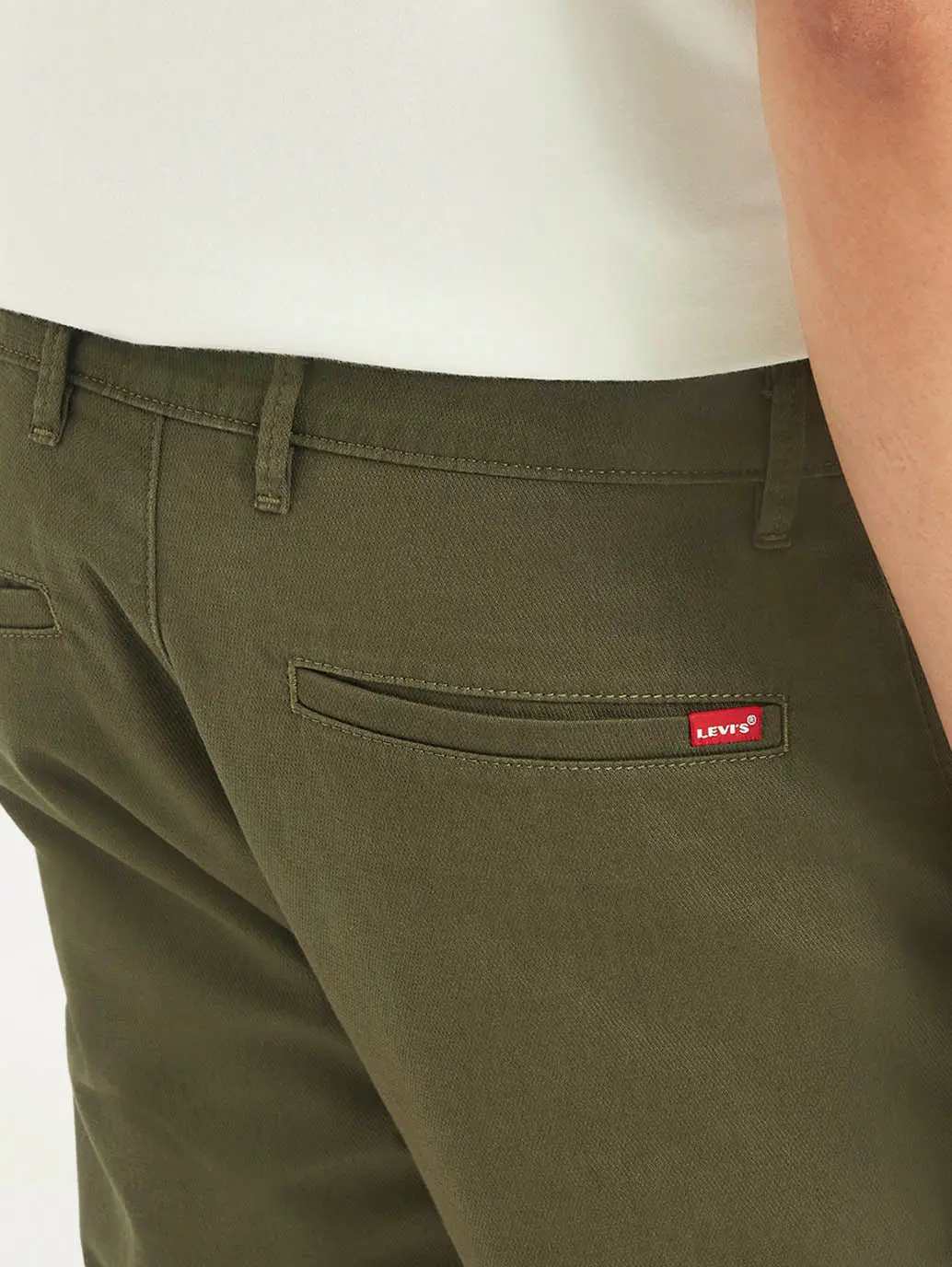 Men's Olive Tapered Trousers 5