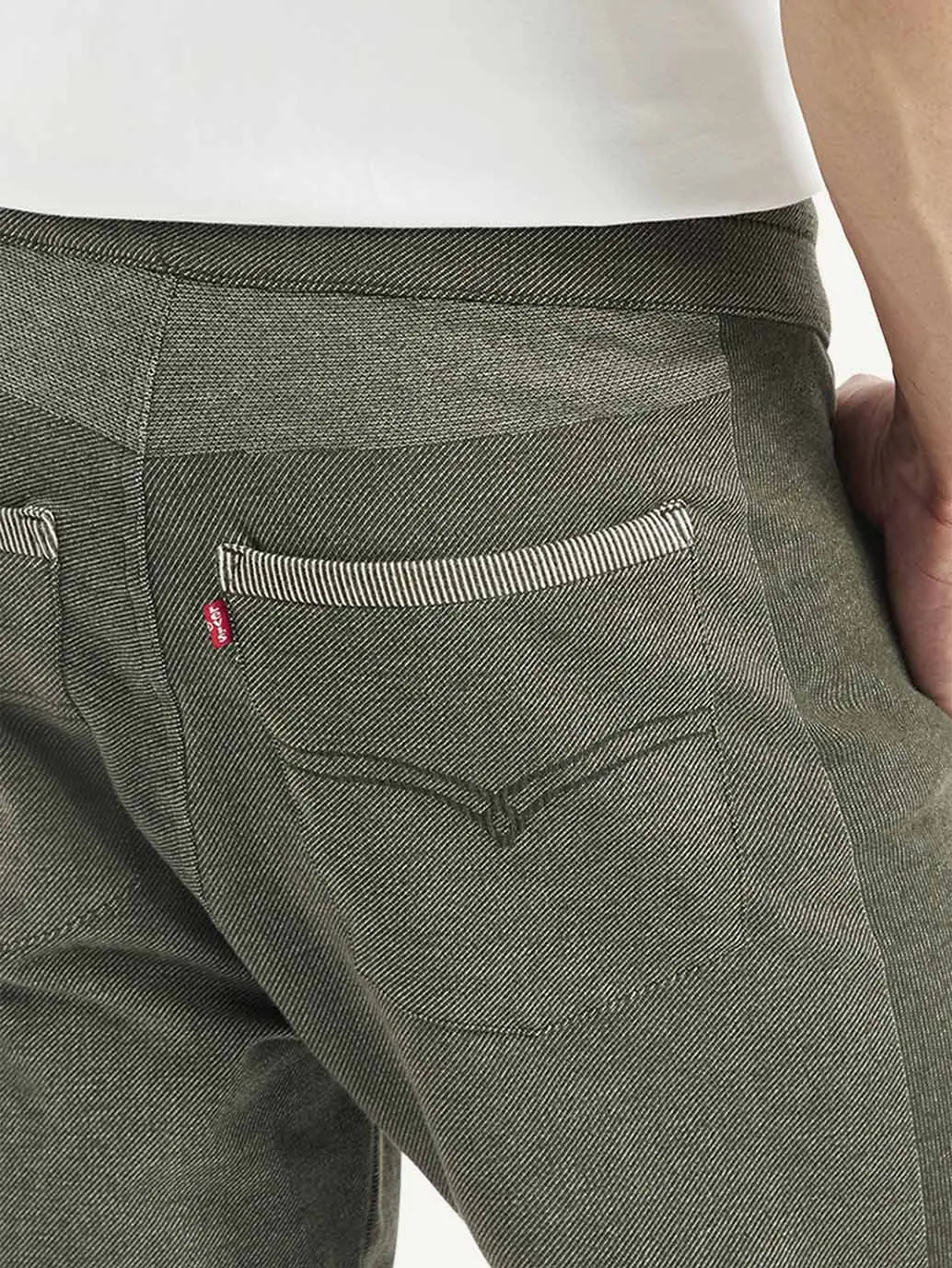 Men's Olive Regular Fit Trousers 4