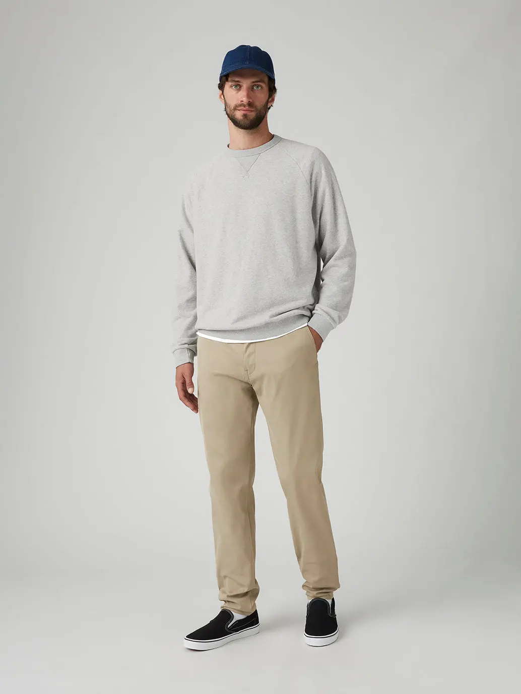 Men's Beige Regular Fit Tech Pant Chinos 4