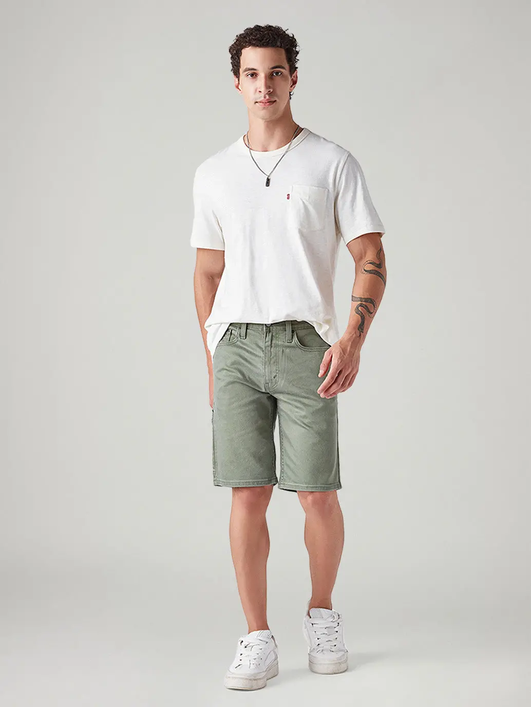 Men's 502 Sage Tapered Fit Mid Rise Shorts 1
