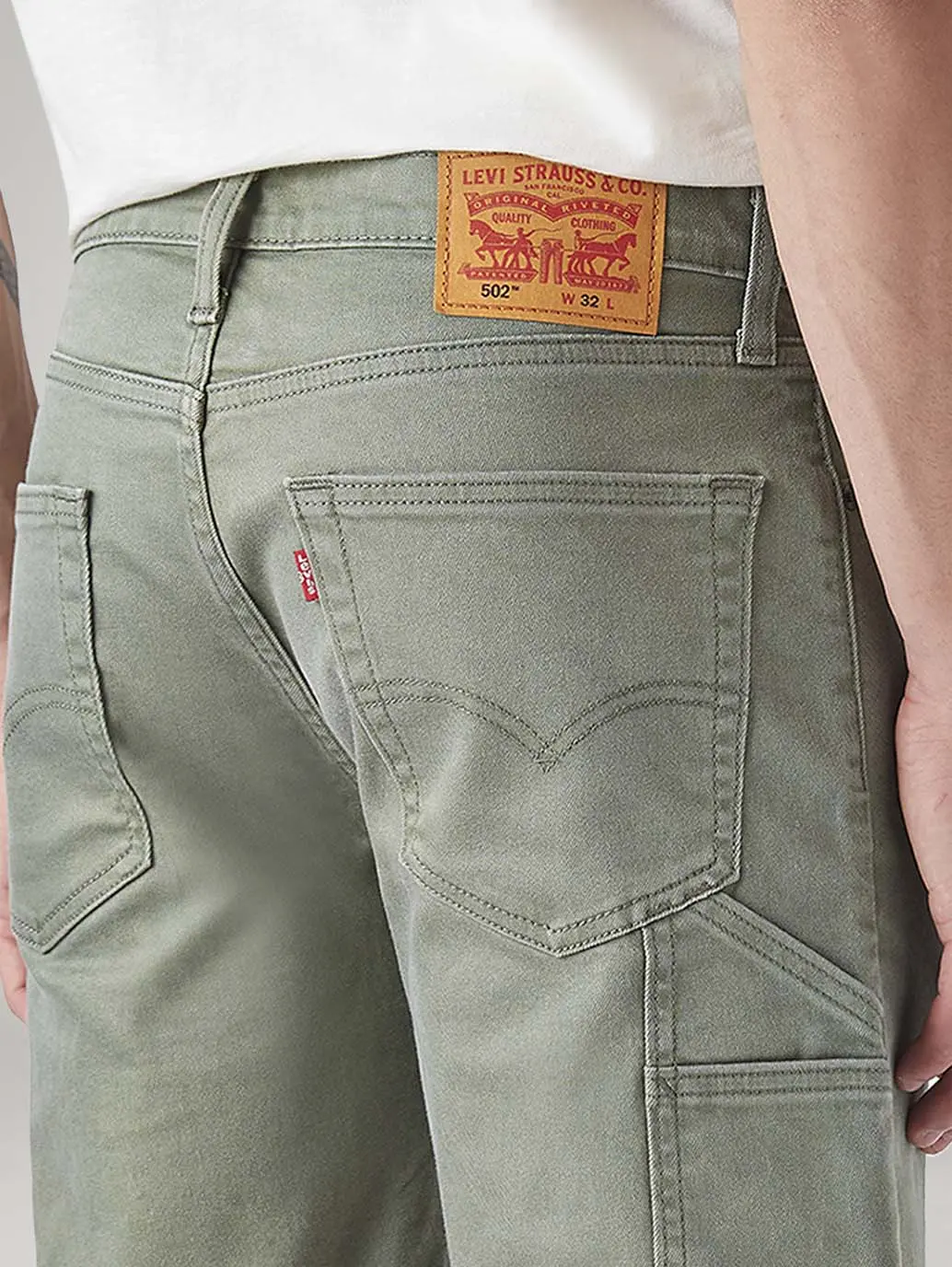 Men's 502 Sage Tapered Fit Mid Rise Shorts 5