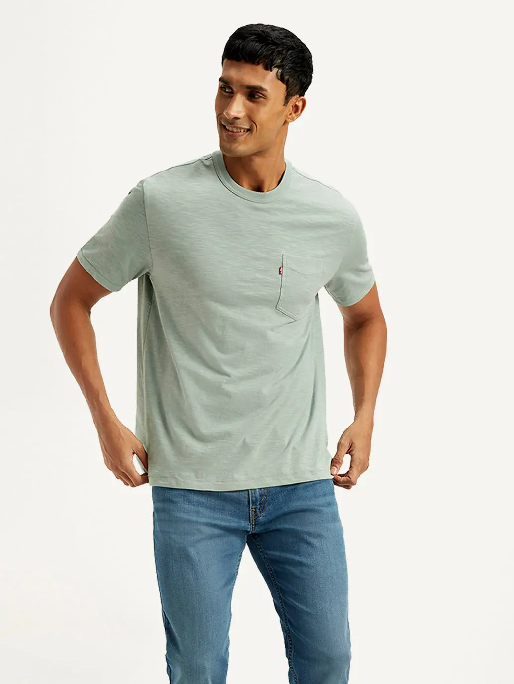 Men's Textured Regular Fit T-Shirt 1