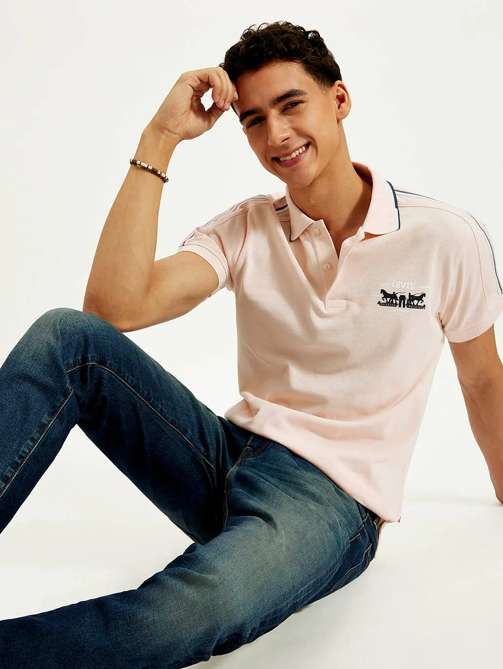 Men's Solid Slim Fit Polo T-Shirt 1