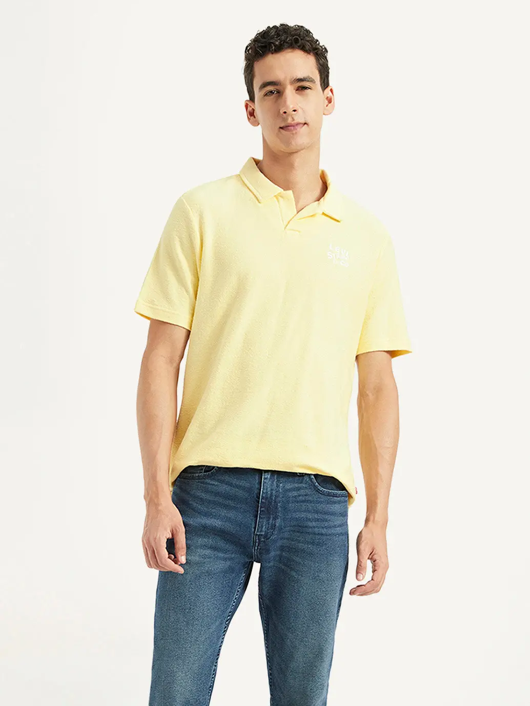 Men's Polo Collar Polo T-Shirt 1