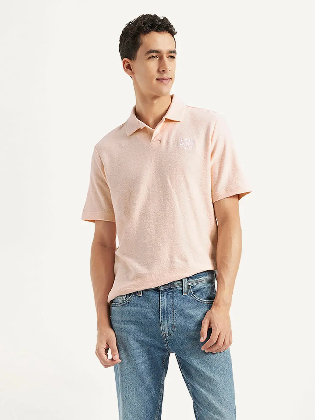 Men's Polo Collar Polo T-Shirt 1
