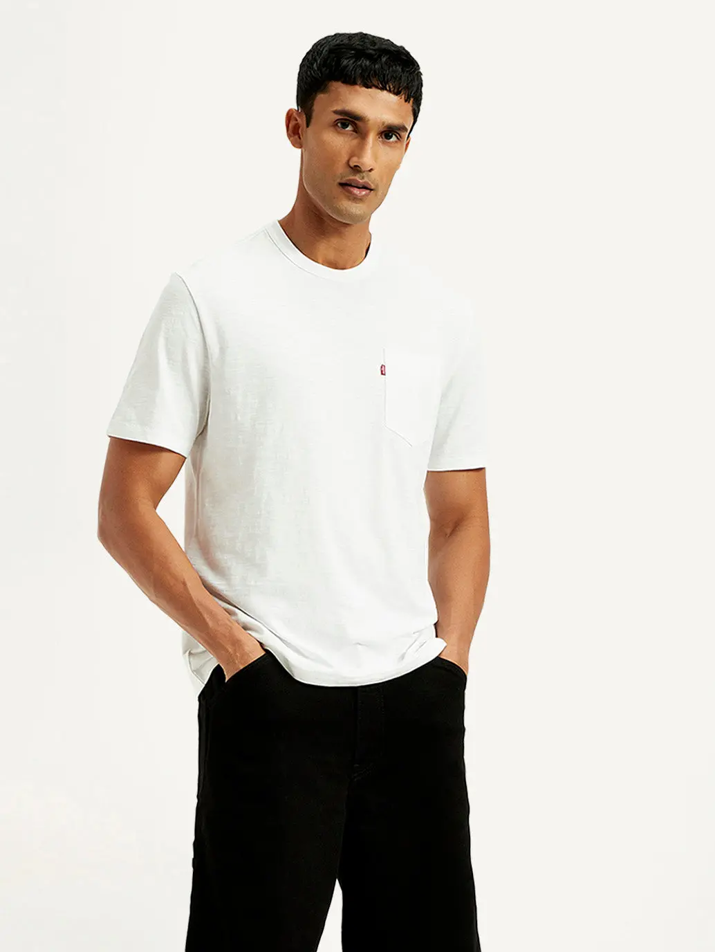 Men's Solid Crew Neck T-Shirt 1