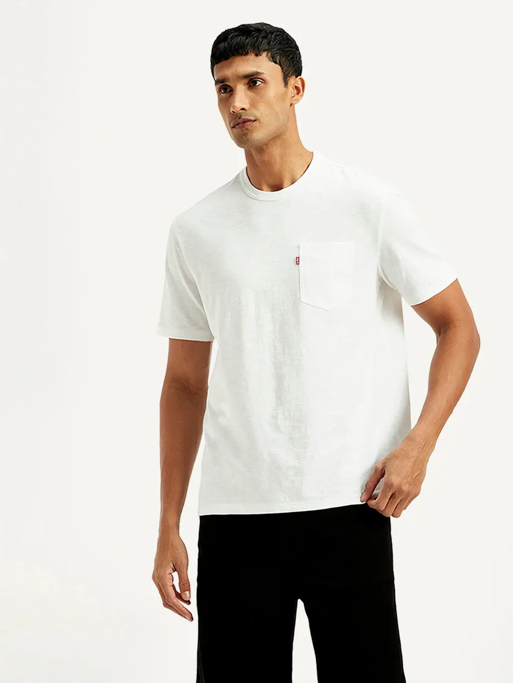 Men's Solid Crew Neck T-Shirt 2