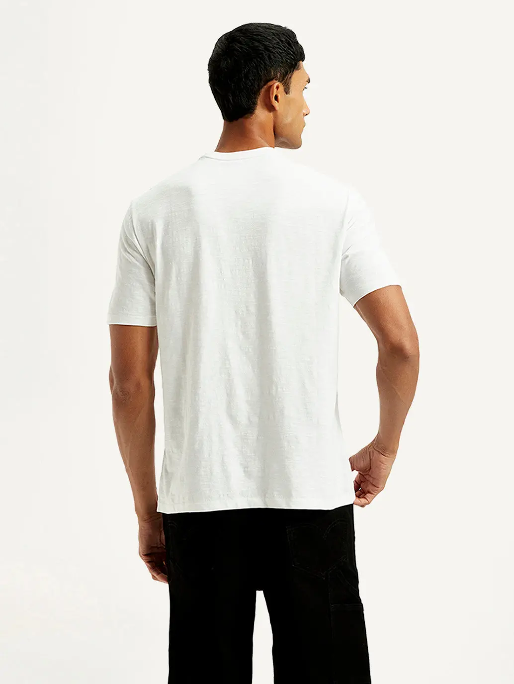 Men's Solid Crew Neck T-Shirt 3
