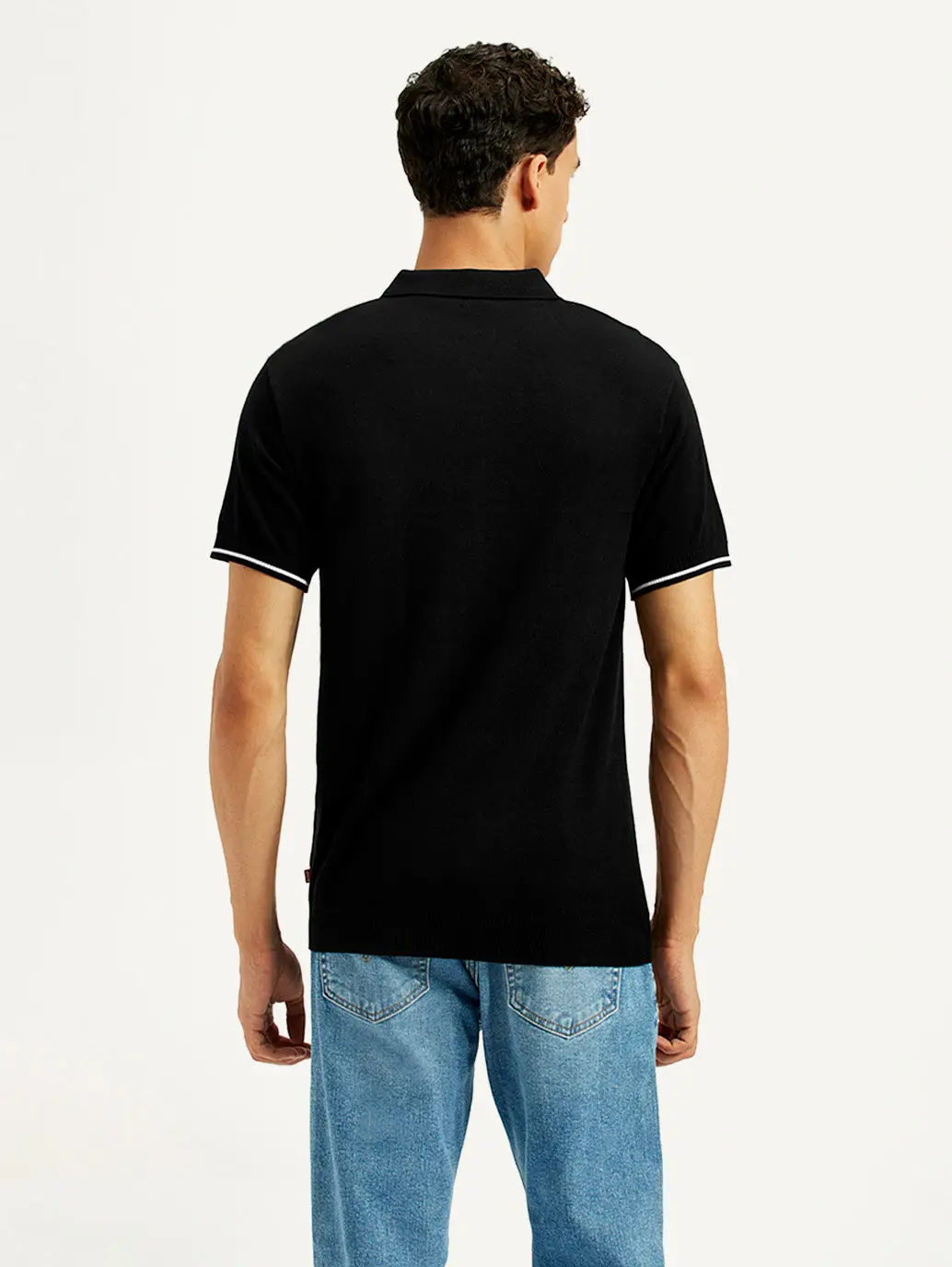 Men's Solid Slim Fit Polo T-Shirt 2