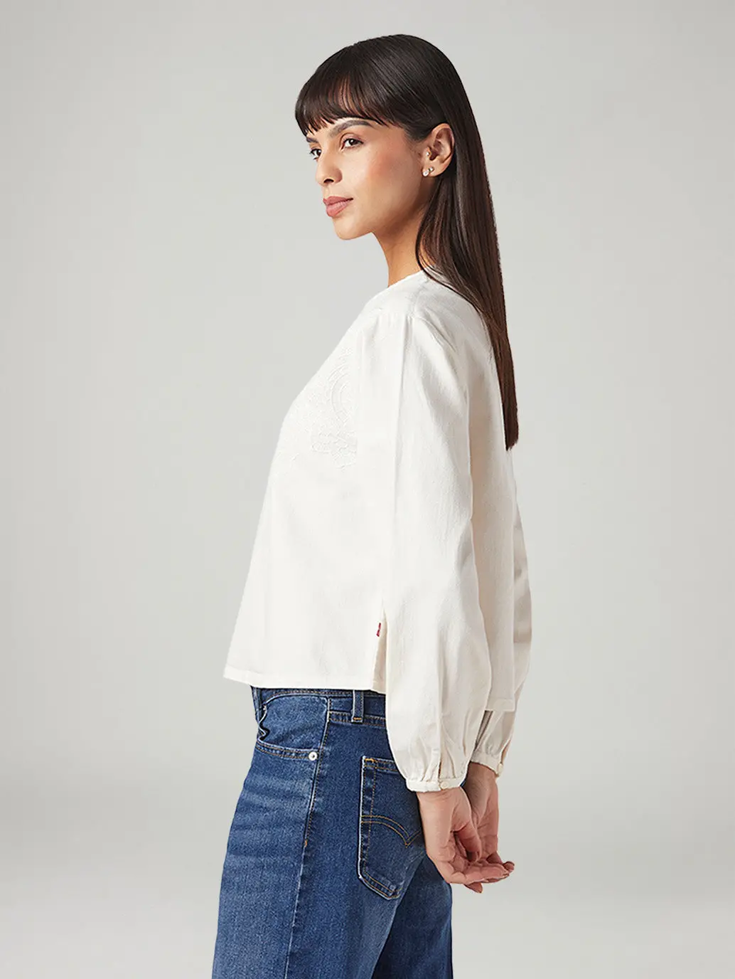 Women's Embroidered Regular Fit Top 4