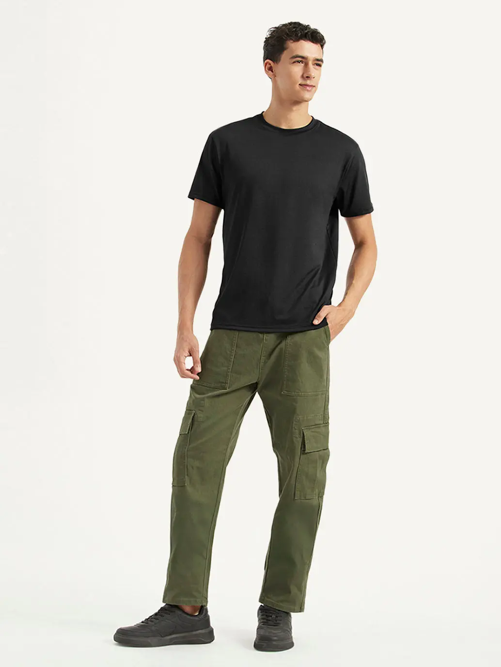 Men's Solid Slim Fit T-Shirt 1