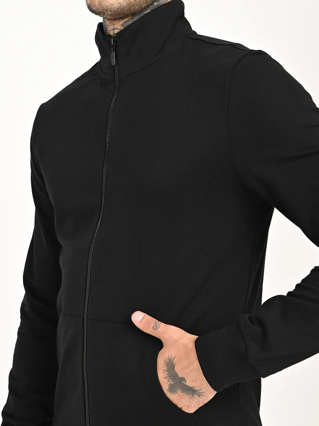 Men's Solid Turtleneck Sweatshirt 3