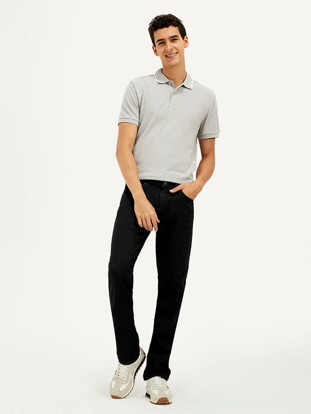 Men's 511 Black Slim Fit Mid Rise Jeans 1